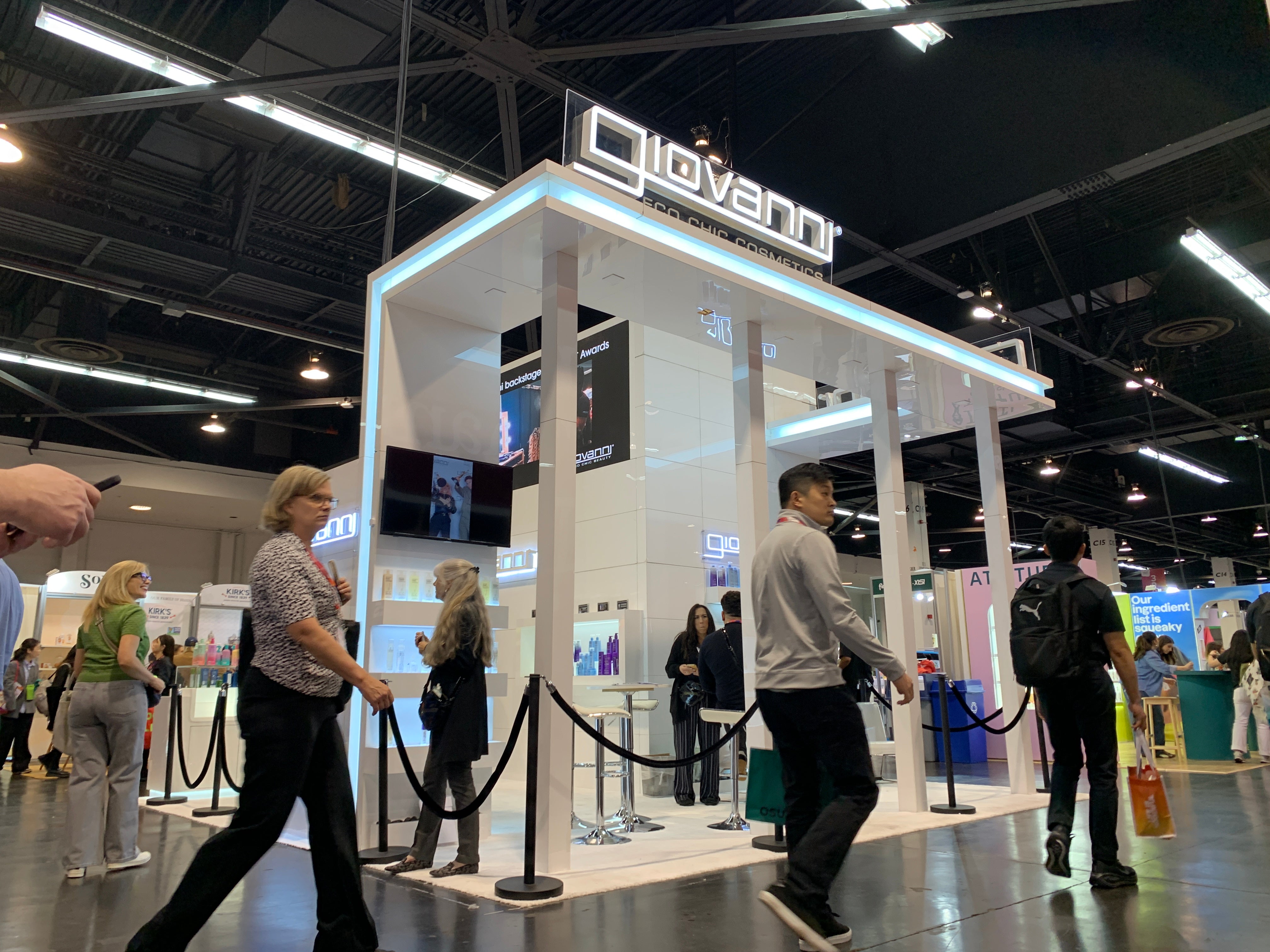 Giovanni Eco Chic Beauty booth at Expo West 2026