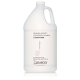A gallon-sized bottle of Giovanni 50:50 BALANCED Hydrating-Calming Conditioner