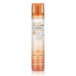 A bottle of Giovanni Cosmetics 2chic® ULTRA-VOLUME BIG BODY HAIR SPRAY, with orange and white gradient packaging, features papaya and tangerine butter—perfect for adding volume to fine or thin hair.