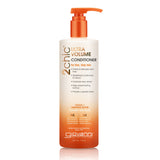 A tube of 2chic ULTRA-VOLUME Conditioner by Giovanni, designed for thin hair with volume enhancing properties.