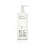 A bottle of Giovanni TEA TREE TRIPLE TREAT INVIGORATING CONDITIONER for hair care.