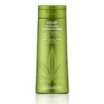 Giovanni Cosmetics HEMP HYDRATING CONDITIONER comes in 3 sizes and features a green bottle with a hemp leaf design. This salon-quality, vegan, cruelty-free, color-safe formula with hemp seed oil and aloe vera suits all hair types.