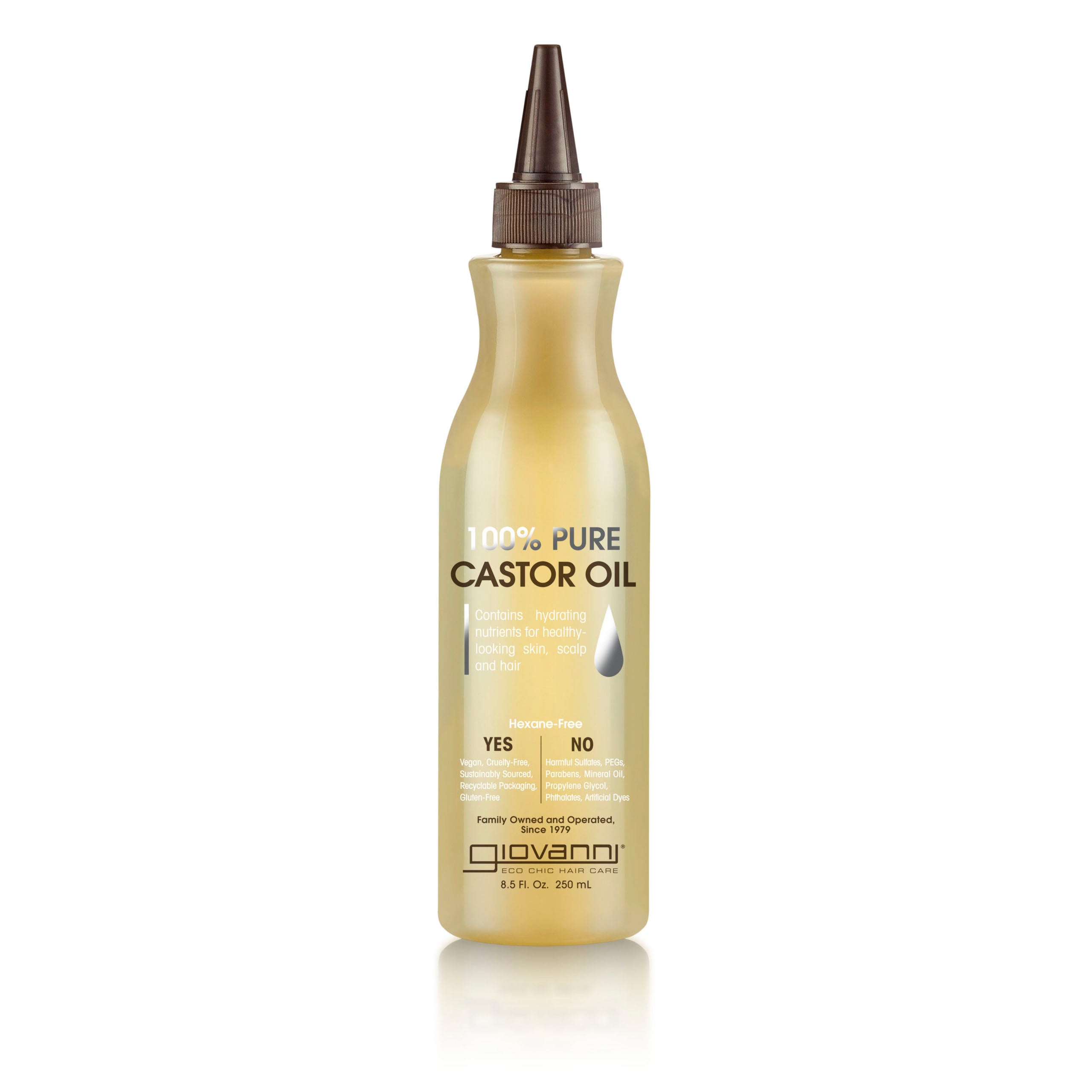 Giovanni Cosmetics SMOOTHING CASTOR OIL, ideal for moisturizing and nourishing your hair.