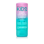 Giovanni Cosmetics’ ECO CHIC® KIDS STYLING TAMING & CURL CREAM comes in a pink-to-blue gradient bottle, ideal for curling and taming delicate, textured kids’ hair. The label features "No Animal Testing" and "Salon Quality.