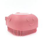 Pink Pet Shampoo Brush