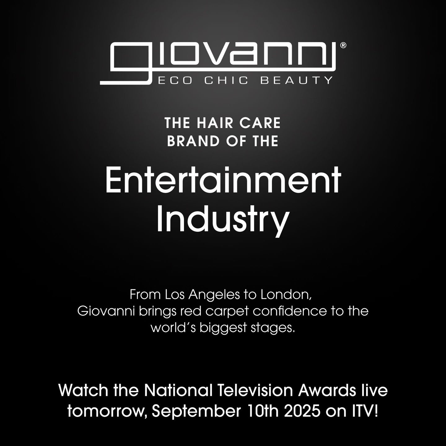 Giovanni hair care brand of the entertainment industry
