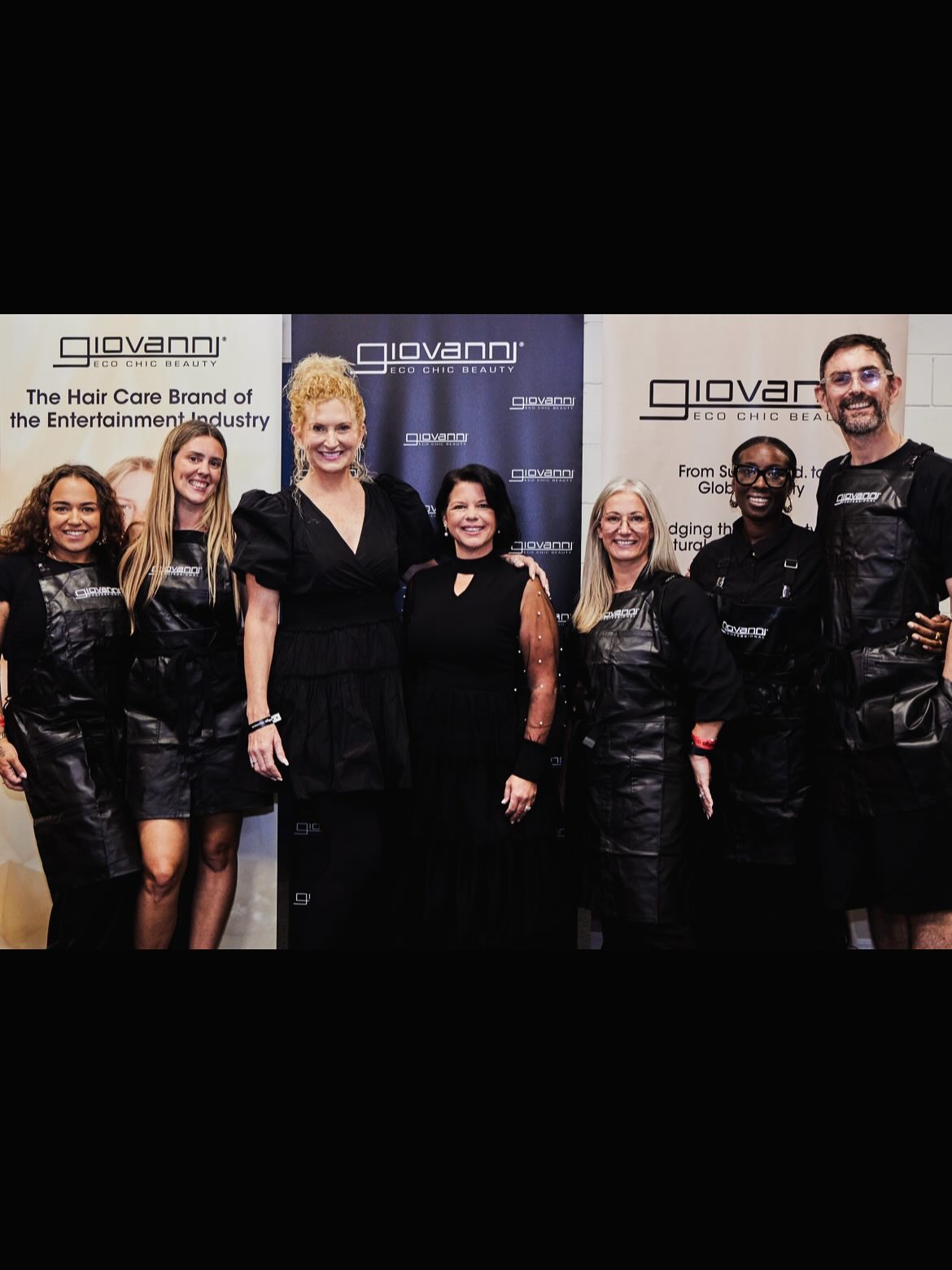 Giovanni team at the National Television Awards
