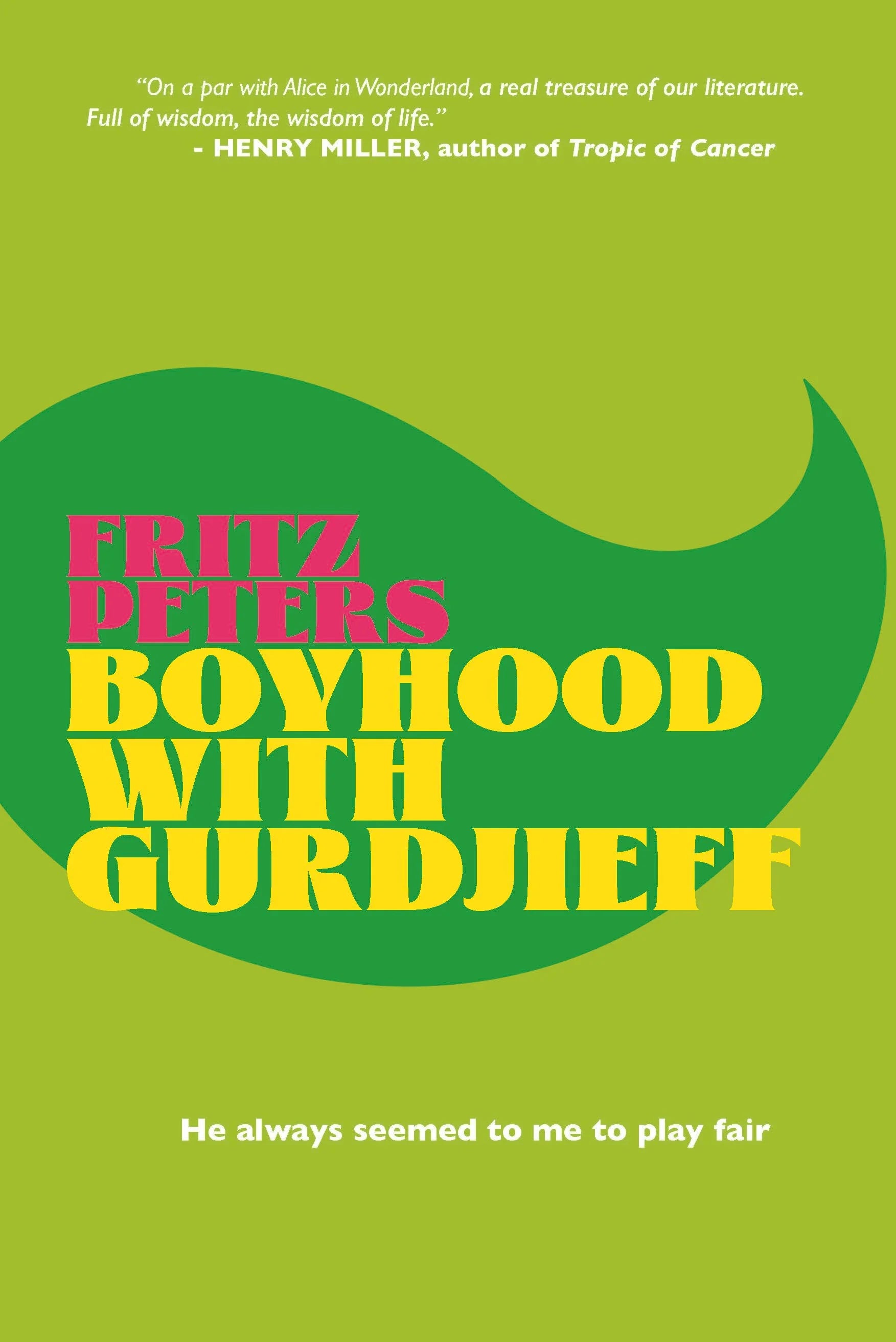 Book cover of 'Boyhood with Gurdjieff' by Fritz Peters