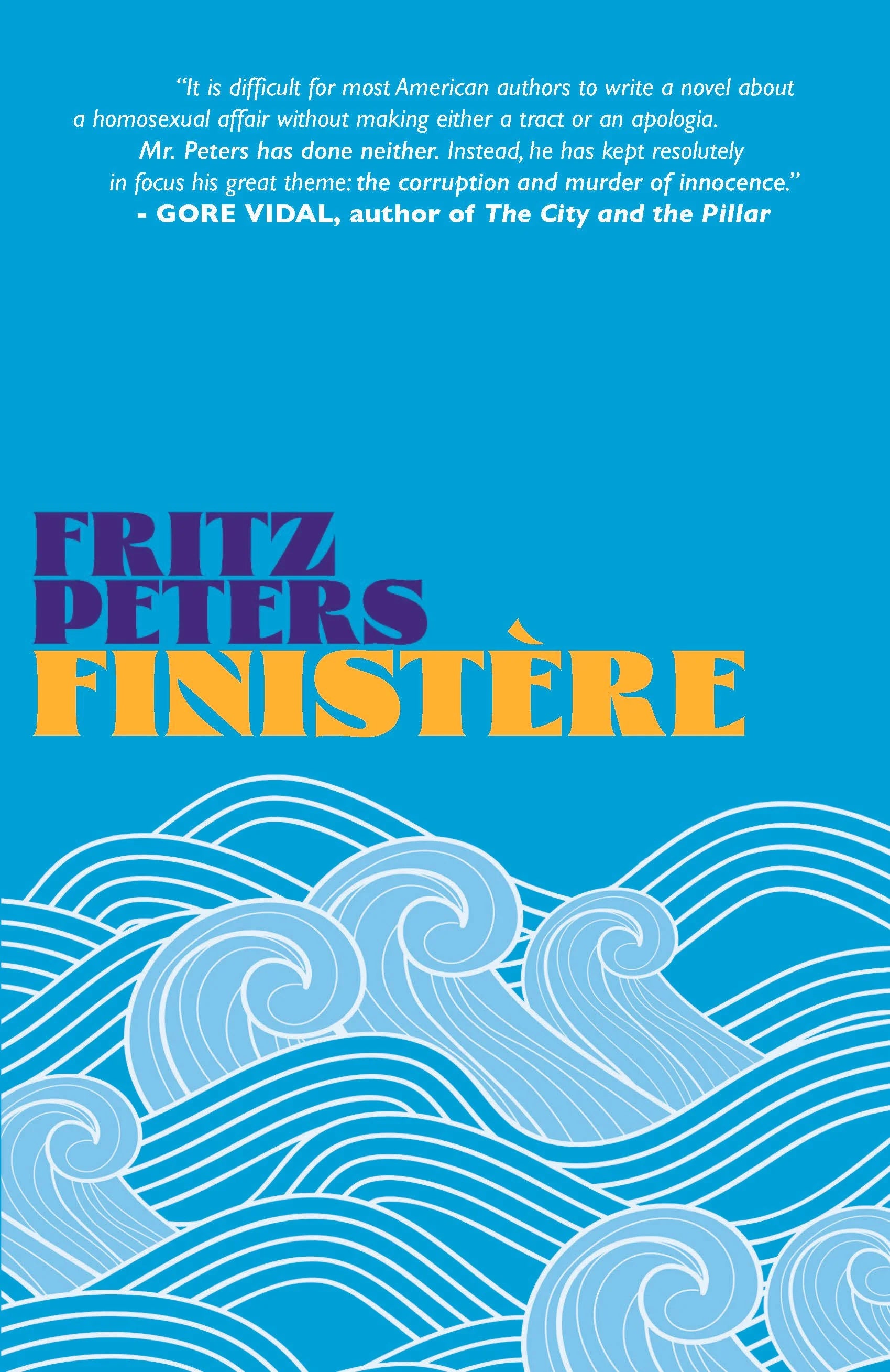 Book cover of 'Finistère' by Fritz Peters