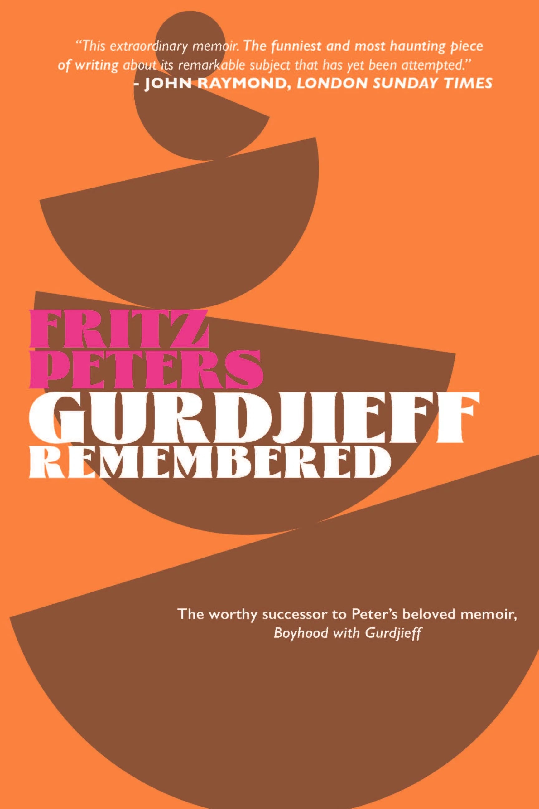 Book cover of 'Gurdjieff Remembered' by Fritz Peters