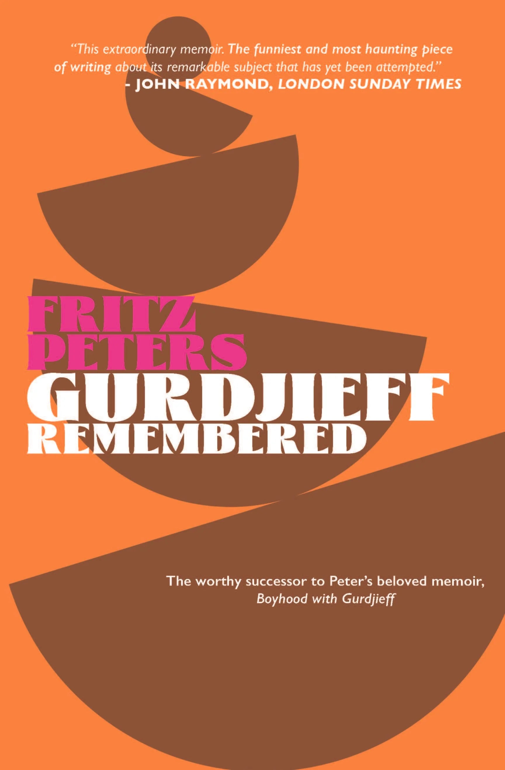 Book cover of 'Gurdjieff Remembered' by Fritz Peters