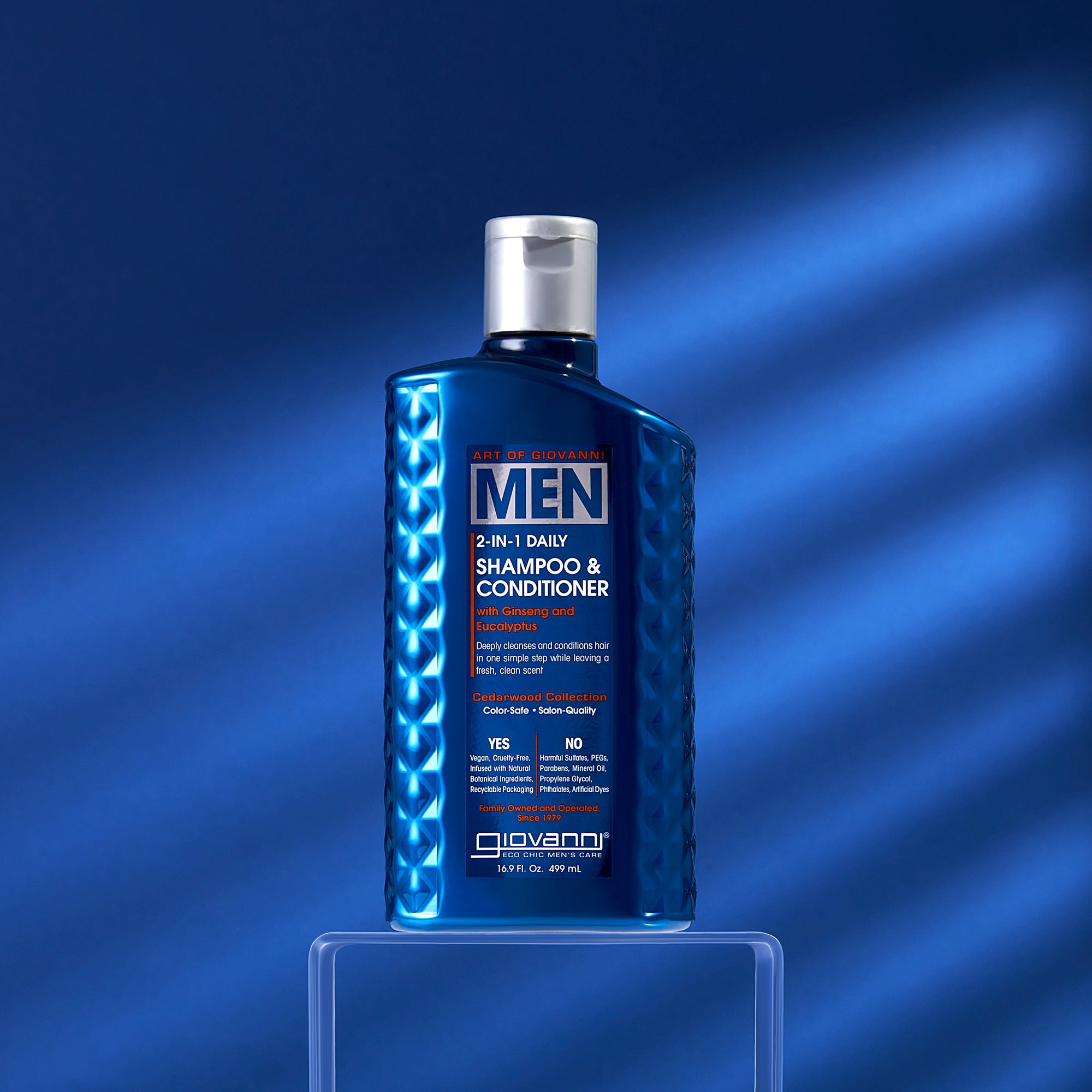 Bottle of Giovann Men 2-in-1 Daily Shampoo & Conditioner