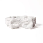 The Giovanni Cosmetics PLUSH MULTI-PURPOSE SPA HEADBAND (white) features a soft, plush design with a large front bow—ideal for beauty routines—and is shown against a plain white background.