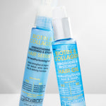 Two bottles of Giovanni Biotin & Collagen hair care products on a white background