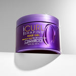 Jar of Giovanni Curl Shaping Hair Gel on a gray background