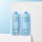 Bottles of Giovanni Biotin & Collagen Strengthening Shampoo and Conditioner