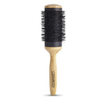 The Giovanni Cosmetics 3" BAMBOO THERMAL HAIRBRUSH has a salon-quality vented cylindrical barrel, bamboo handle, black bristles, and features the Giovanni logo printed on the handle.
