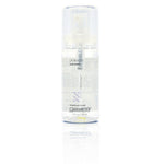Giovanni Cosmetics L.A. HOLD HAIR SPRITZ (Travel Size) is a 2.2 fl oz clear plastic spray bottle with a white nozzle and transparent cap; this maximum hold, color-safe, paraben-free hair spray is perfect for on-the-go use.