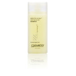 A 2 fl oz (60 ml) travel-size bottle of Giovanni Cosmetics SMOOTH AS SILK™ DEEP MOISTURE SHAMPOO, a paraben-free, color-safe shampoo for damaged hair, features a translucent cap, light yellow liquid, and labeled brand details.