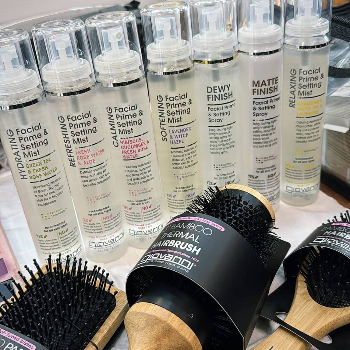 Giovanni hair products and tools