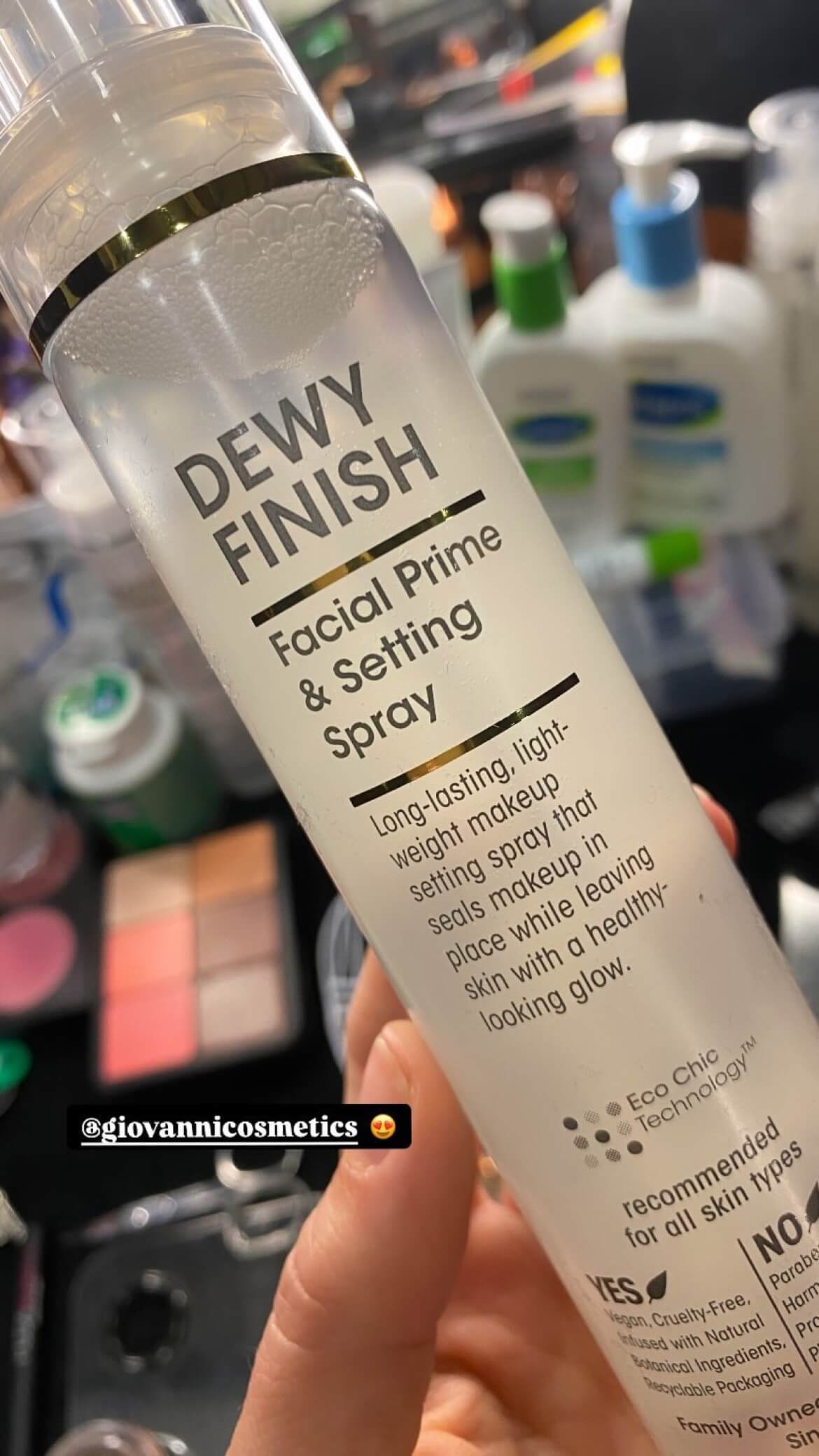 Giovanni Dewy Finish Facial Prime & Setting Spray