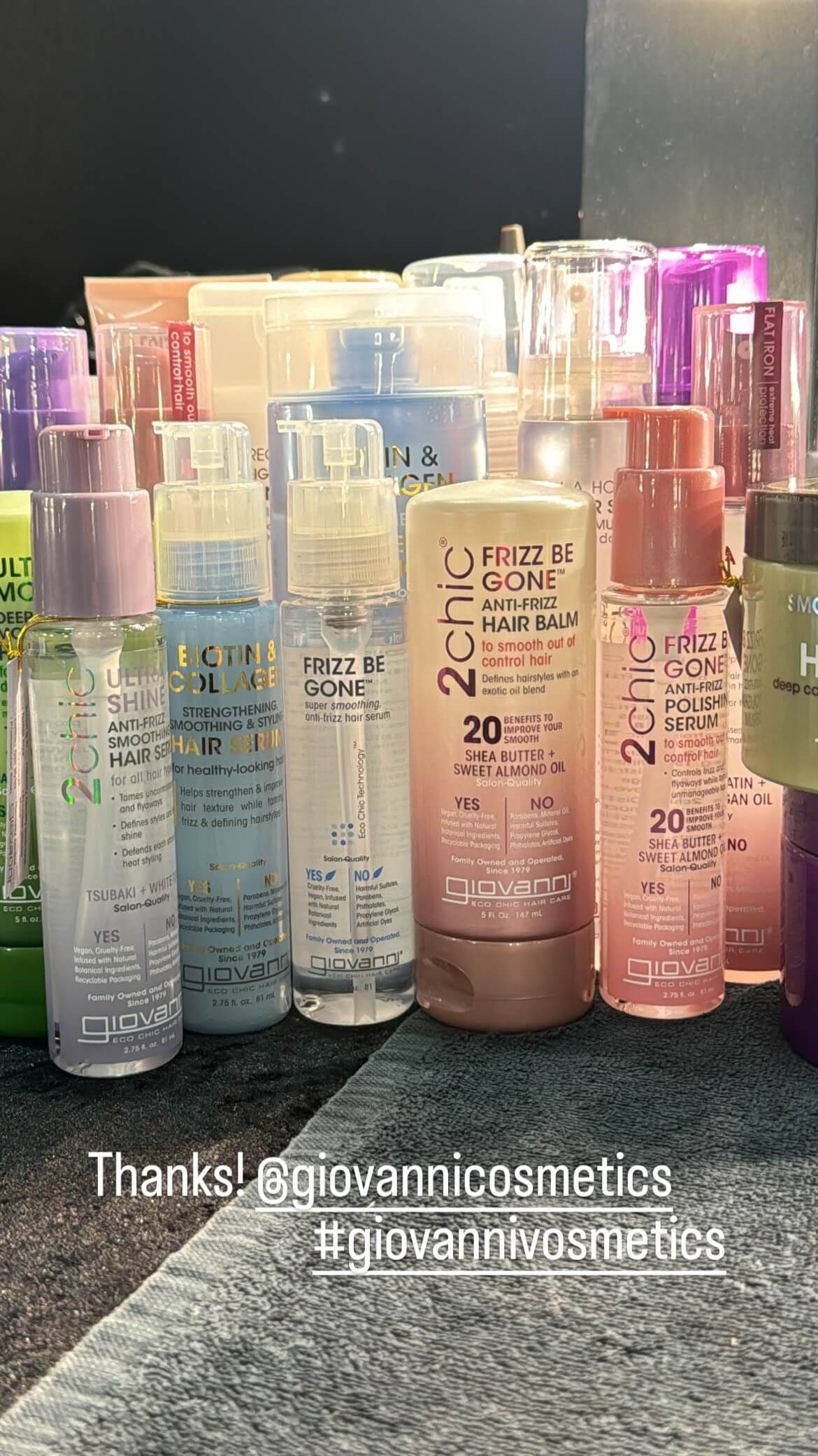Giovanni Products at the MTV EMAS