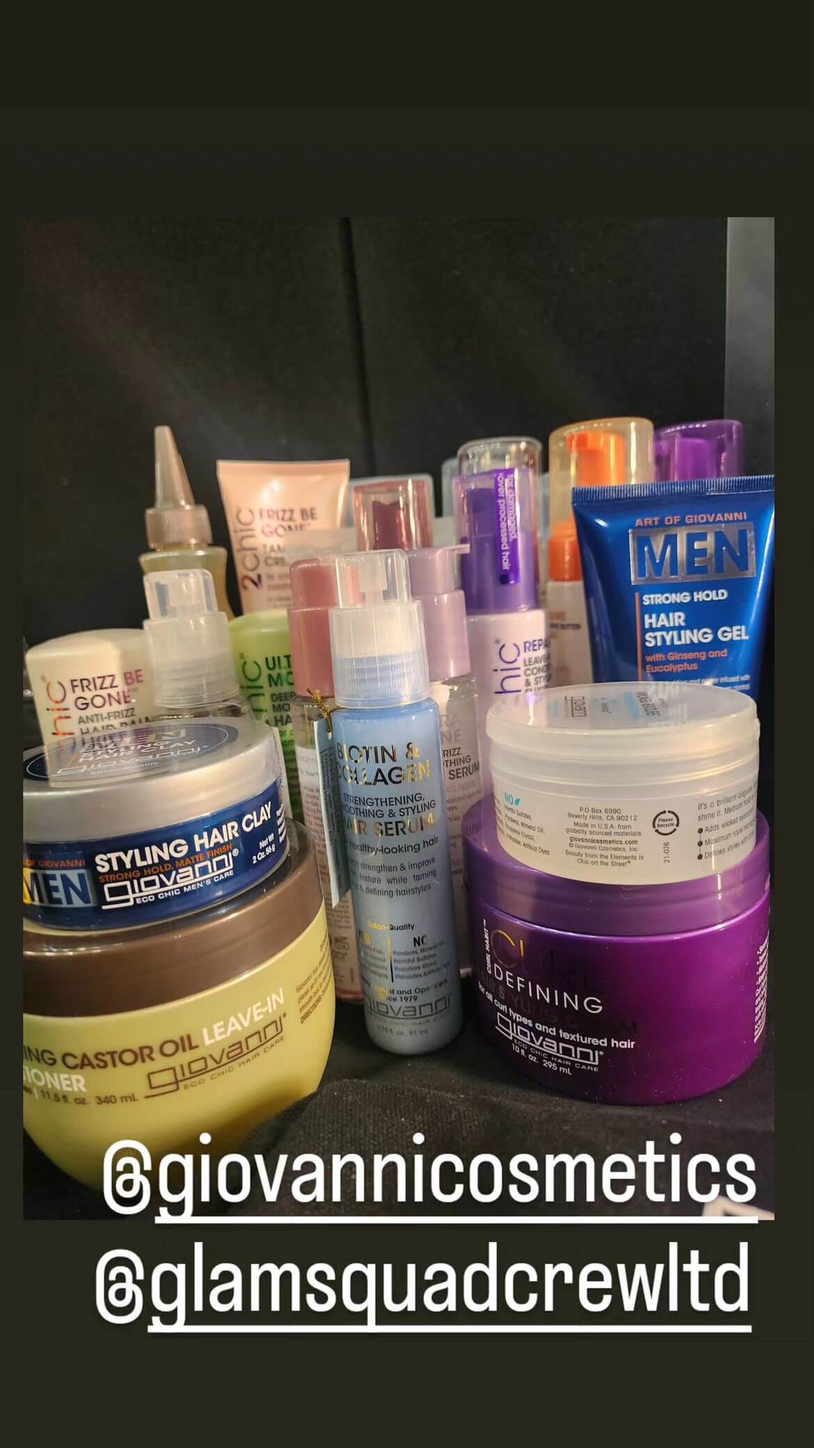 Giovanni Hair Care products