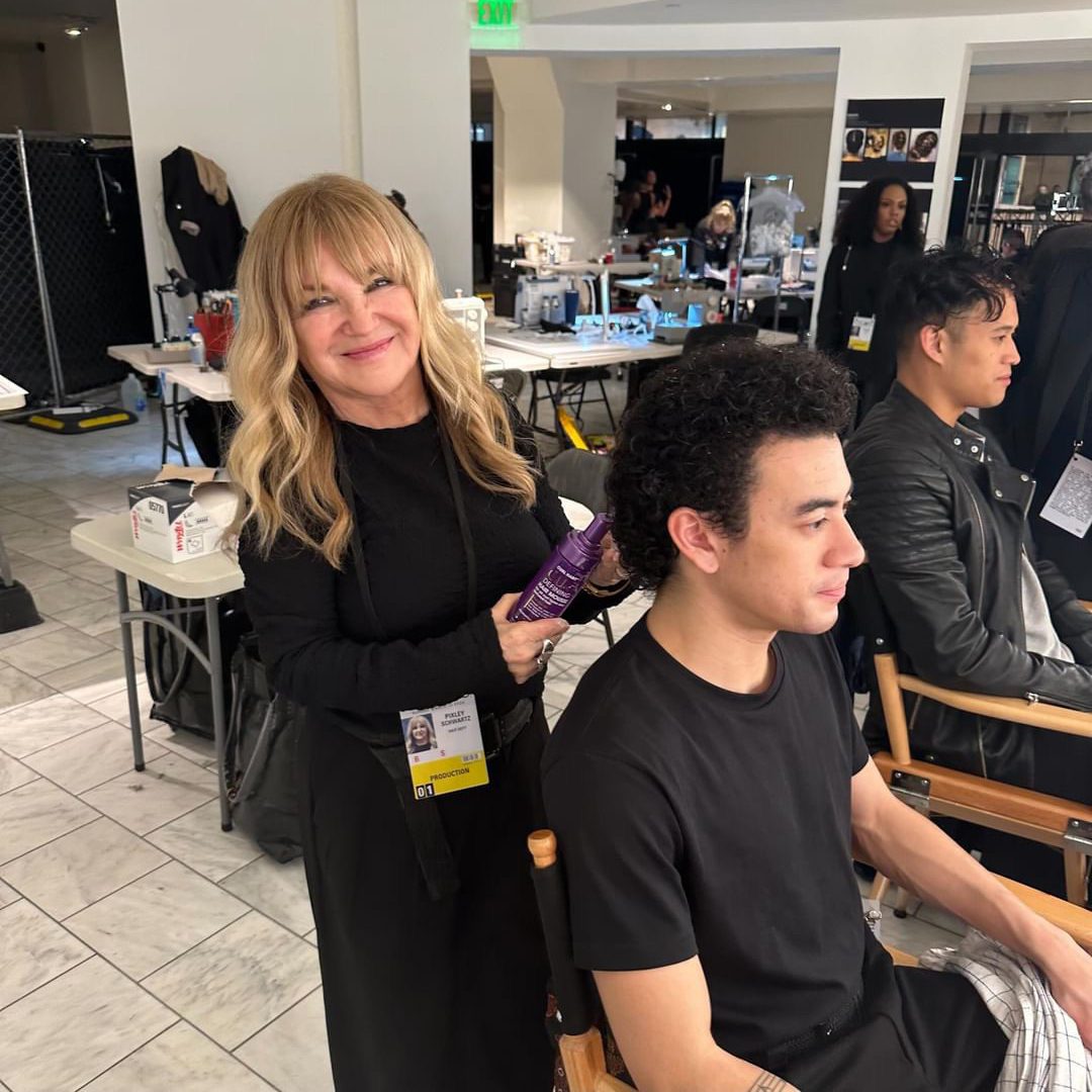 Hair stylist at the Academy Awards