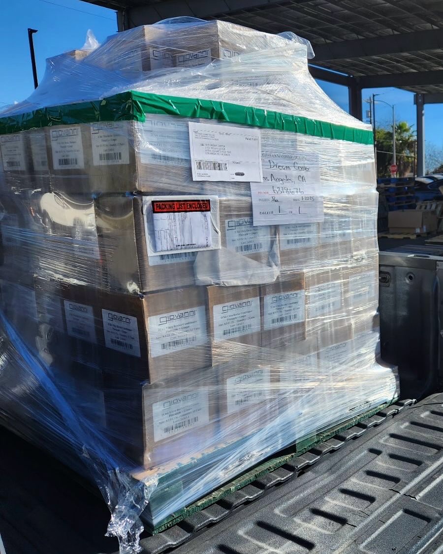 Pallet of Giovanni products