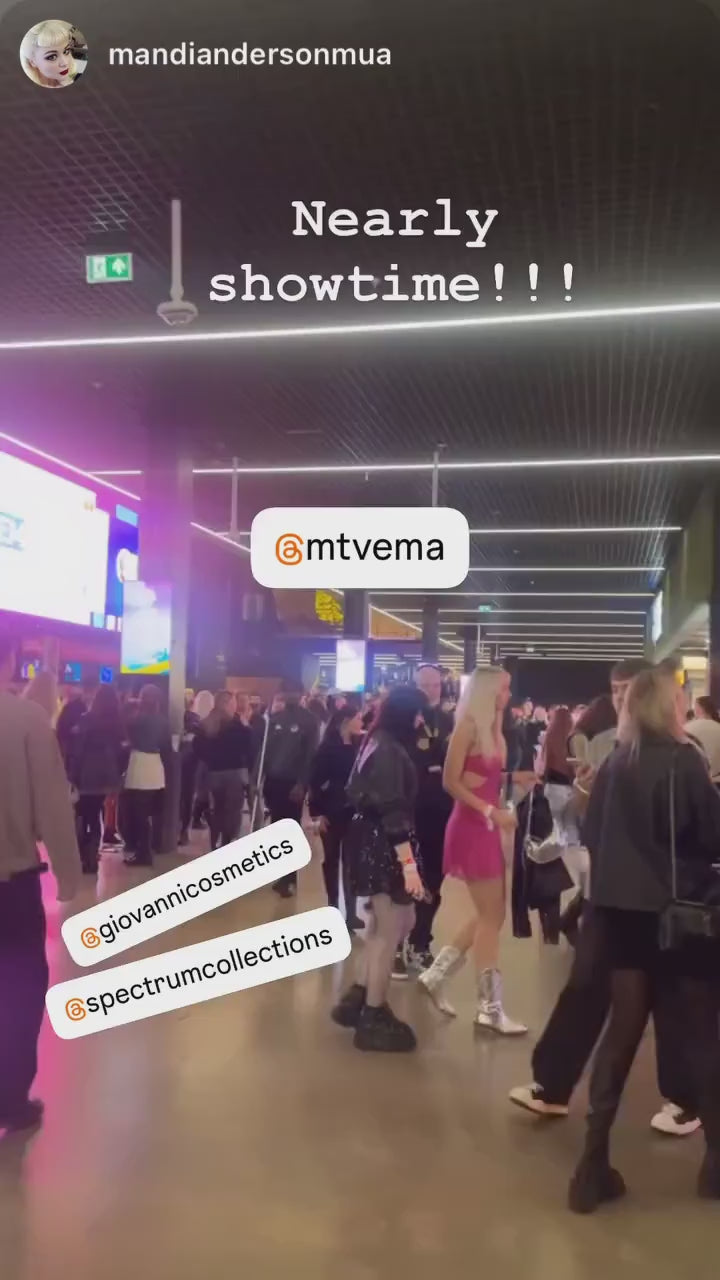 People arriving at the MTV EMAS