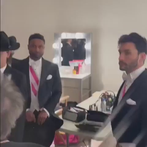 Kens backstage at the oscars