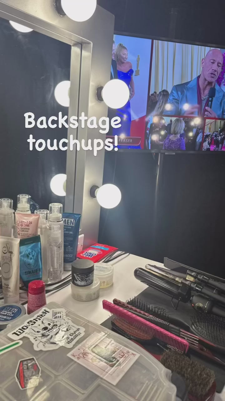 Backstage touchups
