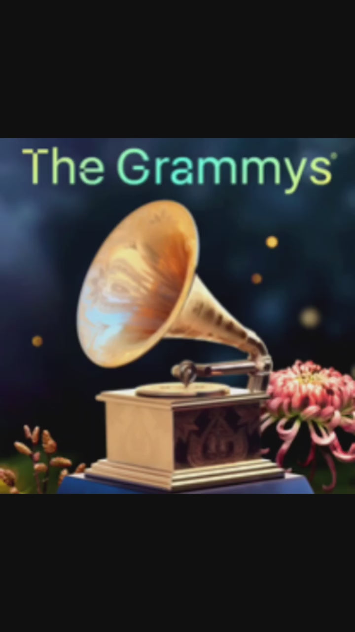 Styling hair backstage at the 2025 Grammys