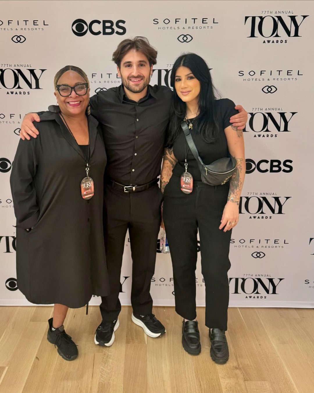 Backstage at the Tony's